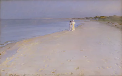 Summer Evening at the South Beach, Skagen